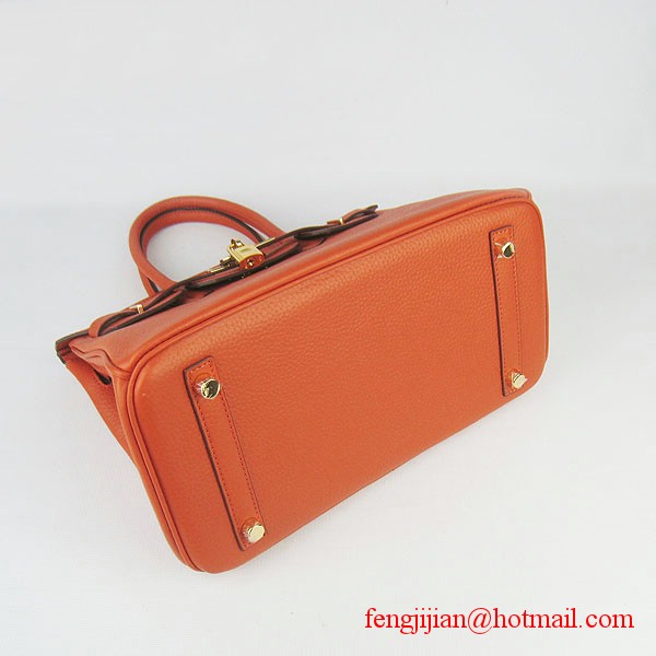 Hermes Birkin 30cmTogo Bag Light Orange 6088